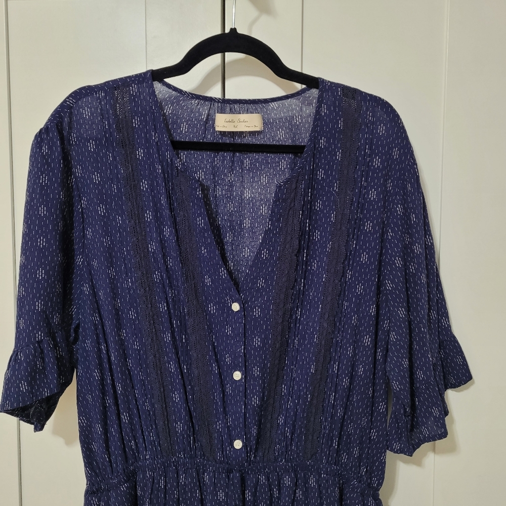 Elegant Navy Blue Dress - Picture 13 of 13